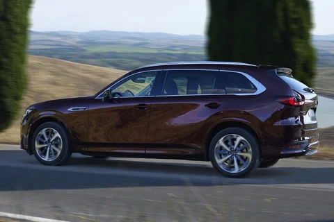 Mazda CX-80 e-SkyActiv PHEV 327 Exclusive-Line 2024 view 8