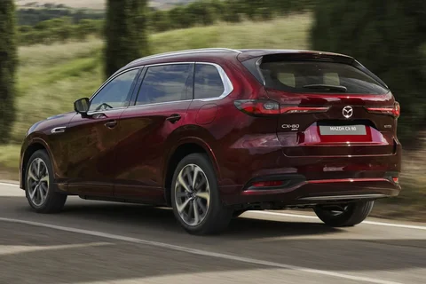 Mazda CX-80 e-SkyActiv PHEV 327 Exclusive-Line 2024 view 9