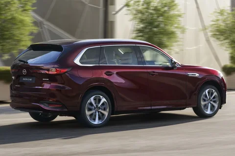 Mazda CX-80 e-SkyActiv PHEV 327 Exclusive-Line 2024 view 11