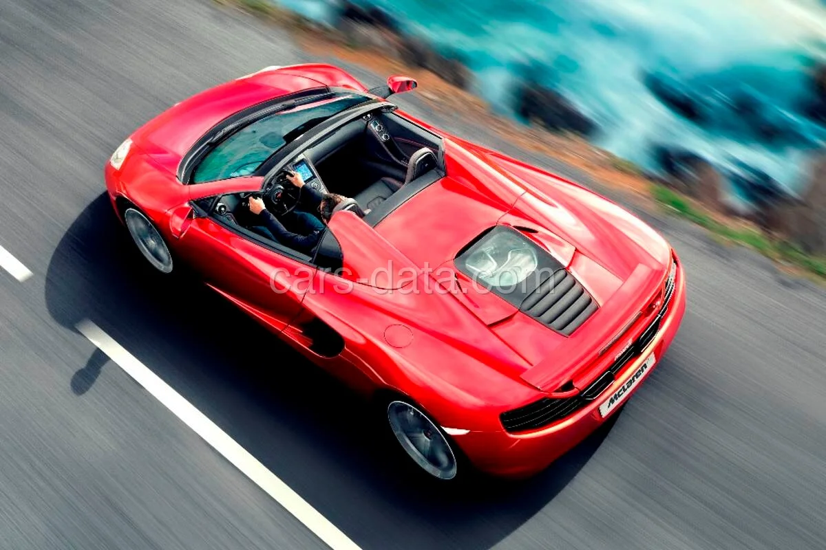 McLaren 12c Spider 2012 coupé vedere frontală