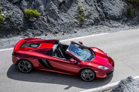 McLaren 12c Spider 2012 coupé vedere 3