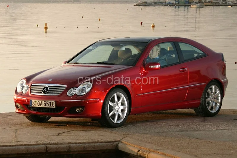 Mercedes-Benz Κλάση C C 200 Kompressor Sportcoupé 2004 front view