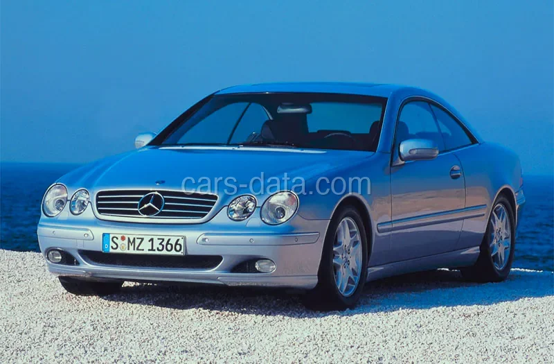 Mercedes-Benz CL 600 1999 front view