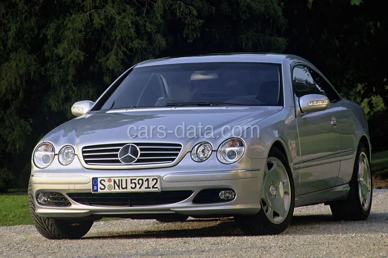 Mercedes-Benz CL 600 2002 front view