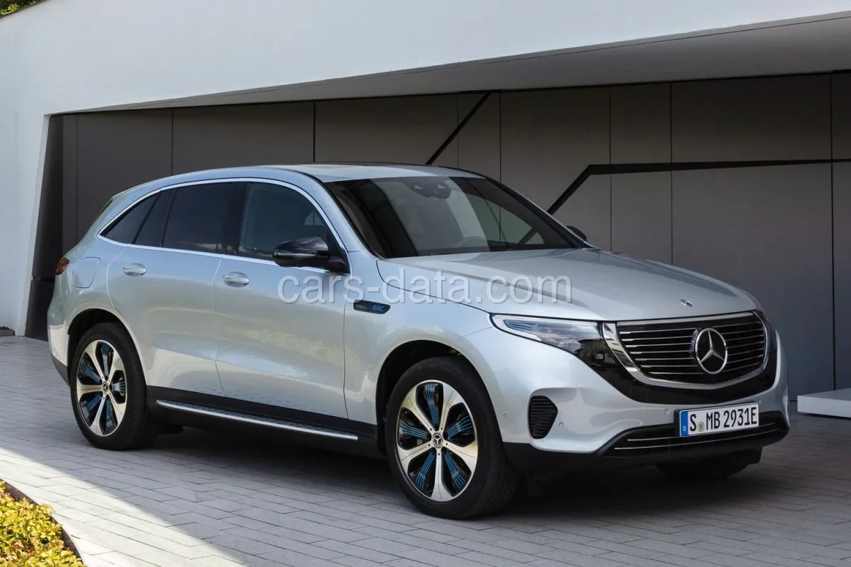 Mercedes-Benz EQC 400 4MATIC 2019 front view
