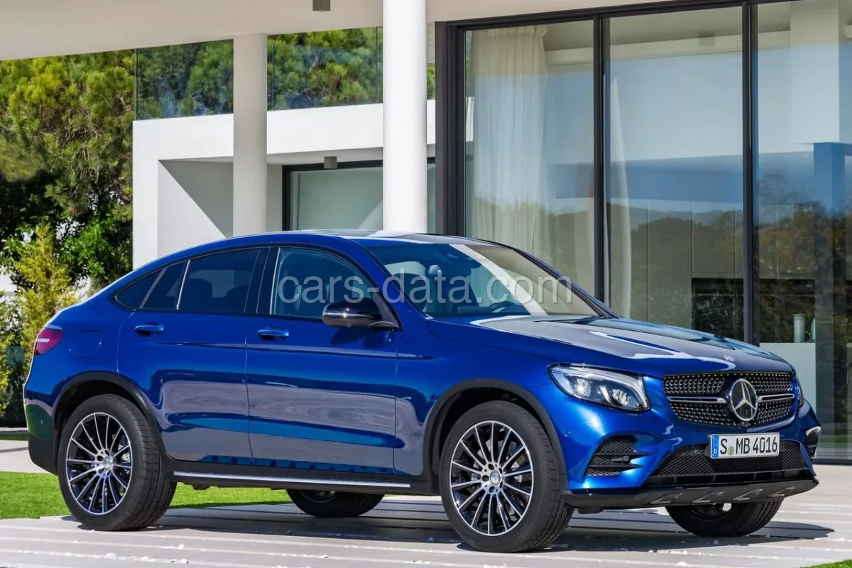 Mercedes-Benz GLC 350 e 4MATIC Coupé 2016 front view