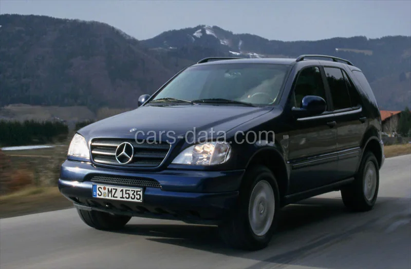 Mercedes-Benz Třída M ML 320 1998 front view