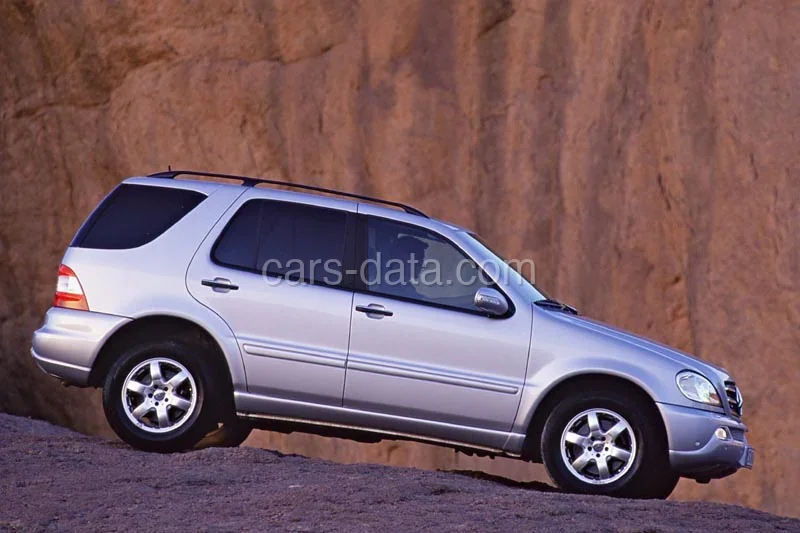 Mercedes-Benz Třída M ML 320 2001 front view