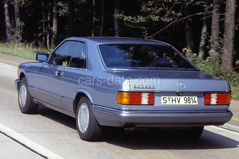 Mercedes-Benz Třída S 560 SEC 1985 front view