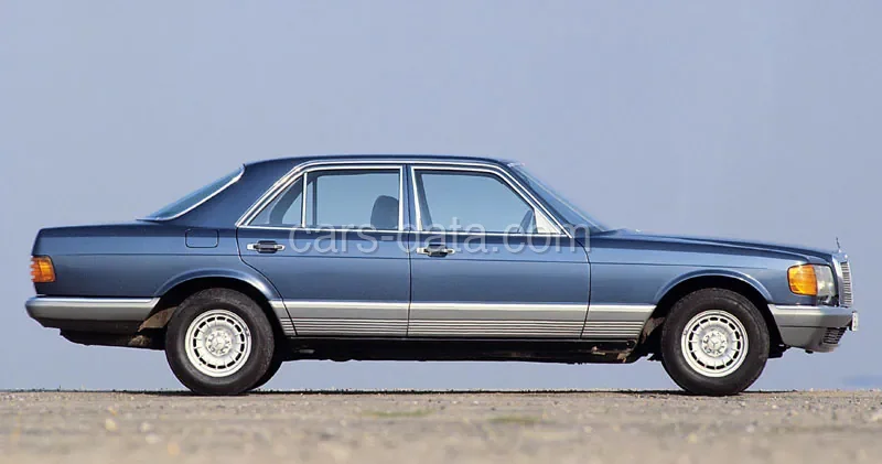 Mercedes-Benz Třída S 500 SEL 1980 front view