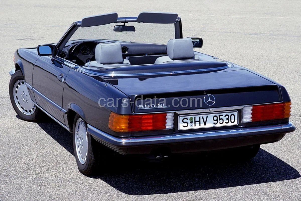 Mercedes-Benz SL 500 SL 1985 front view