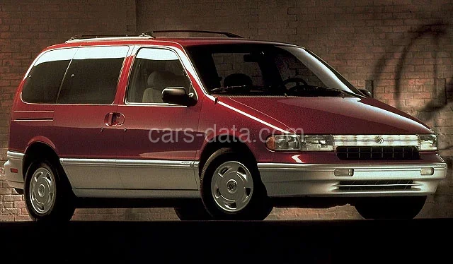 Mercury Villager LS 1993 front view