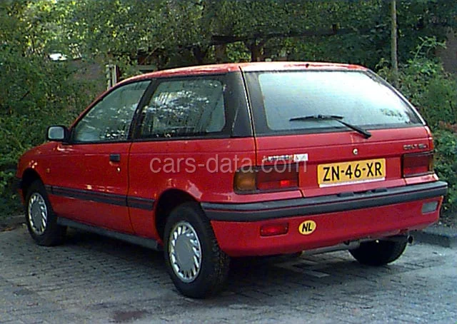 Mitsubishi Colt 1.3 GL 1990 front view