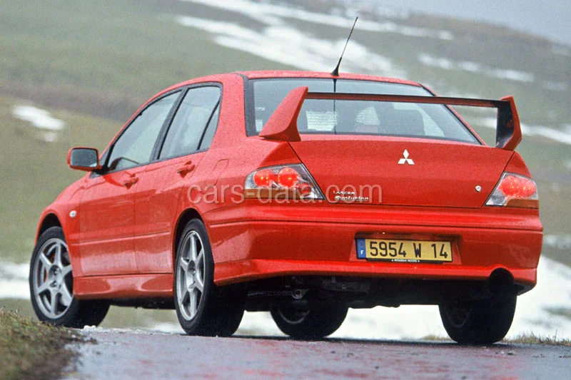 Mitsubishi Lancer Evolution VIII 2003 front view
