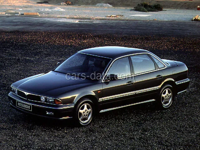 Mitsubishi Sigma 3.0i V6 4WS DOHC 1991 front view