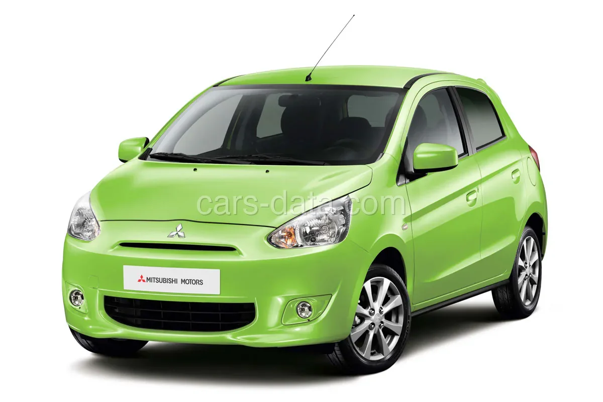 Mitsubishi Space Star 1.0 Entry 2013 front view