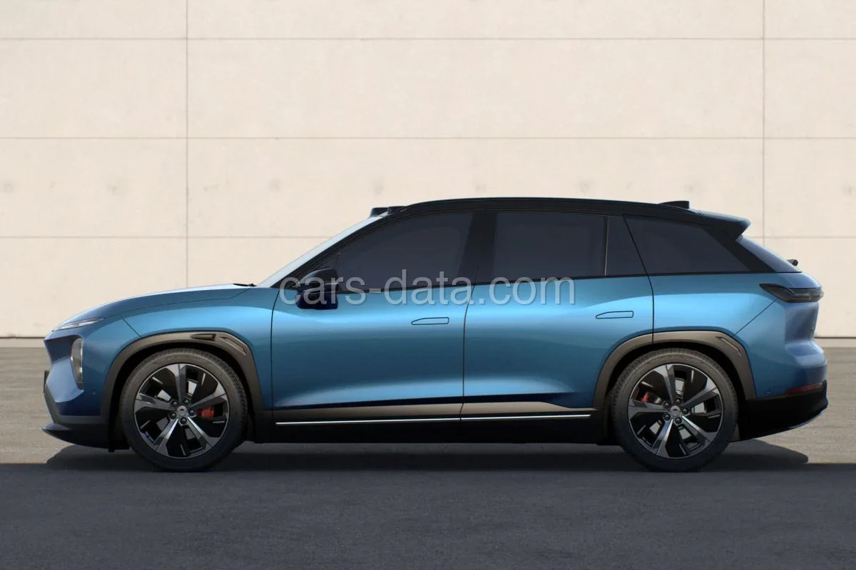 NIO EL7 75kWh 2022 front view