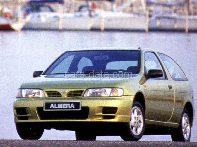 Nissan Almera 1.4 S 1995 front view