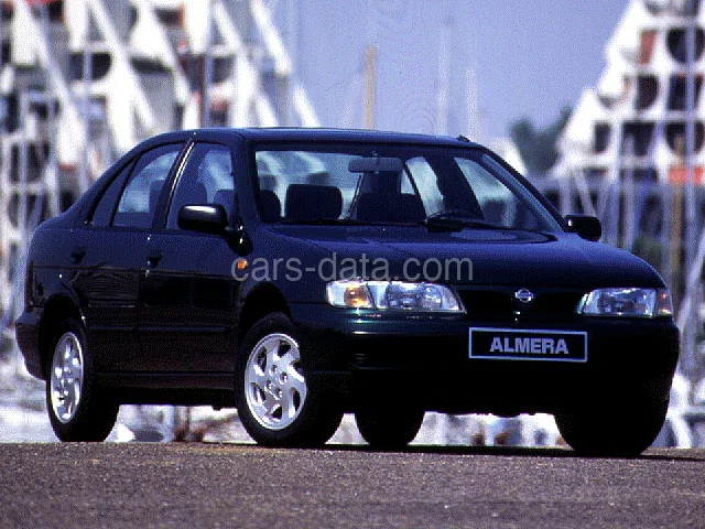 Nissan Almera 2.0 D GX 1995 front view