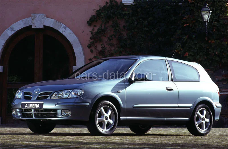 Nissan Almera 1.5 2000 front view