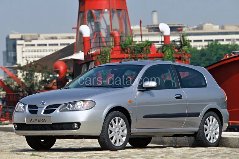 Nissan Almera 1.5 2002 front view