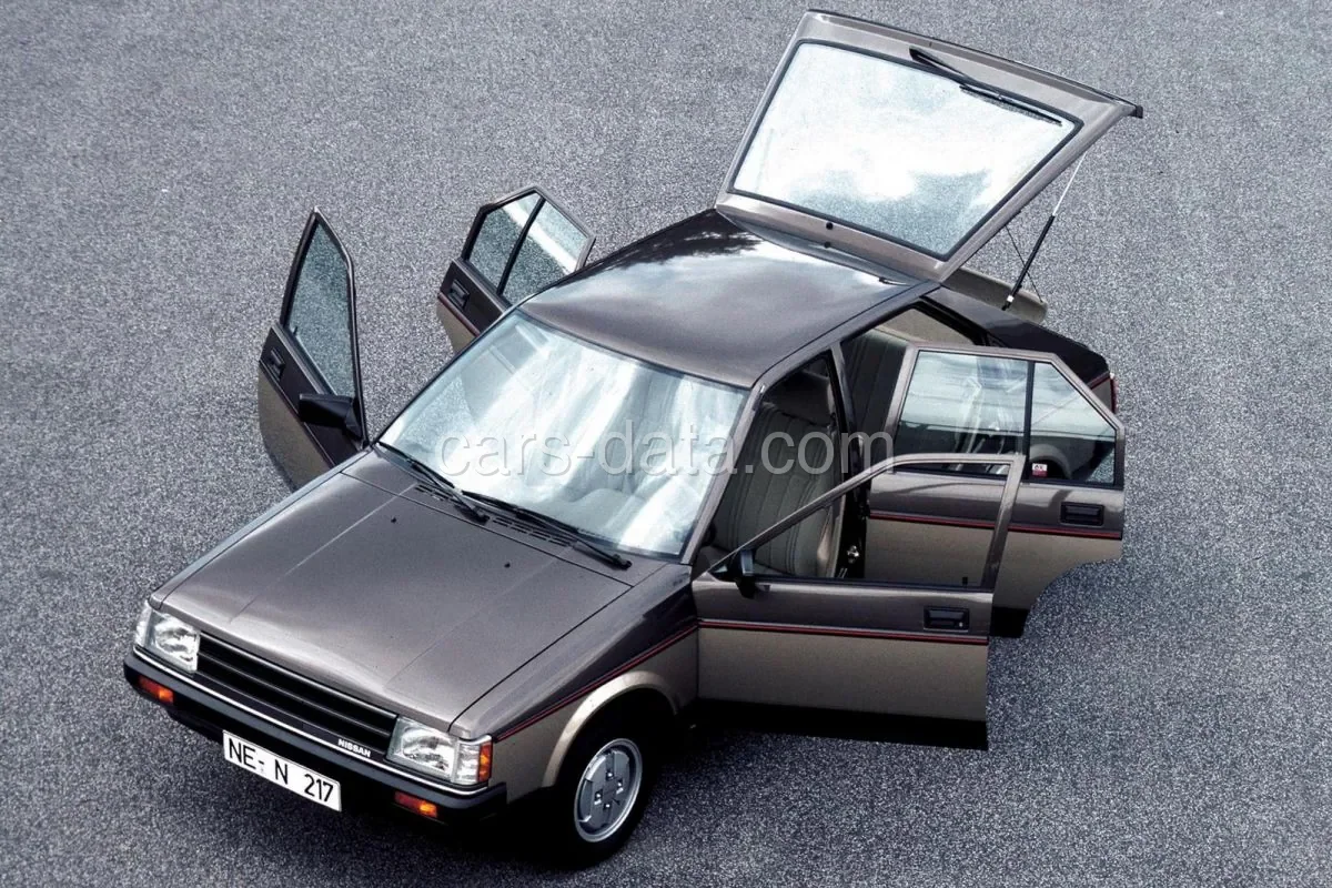 Nissan Cherry 1300 DX 1982 front view
