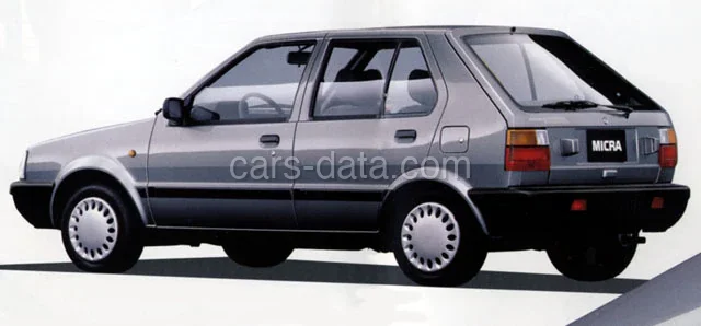 Nissan Micra 1.0 L 1989 front view