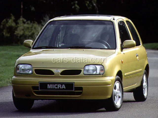 Nissan Micra 1.0 Gi 1997 front view
