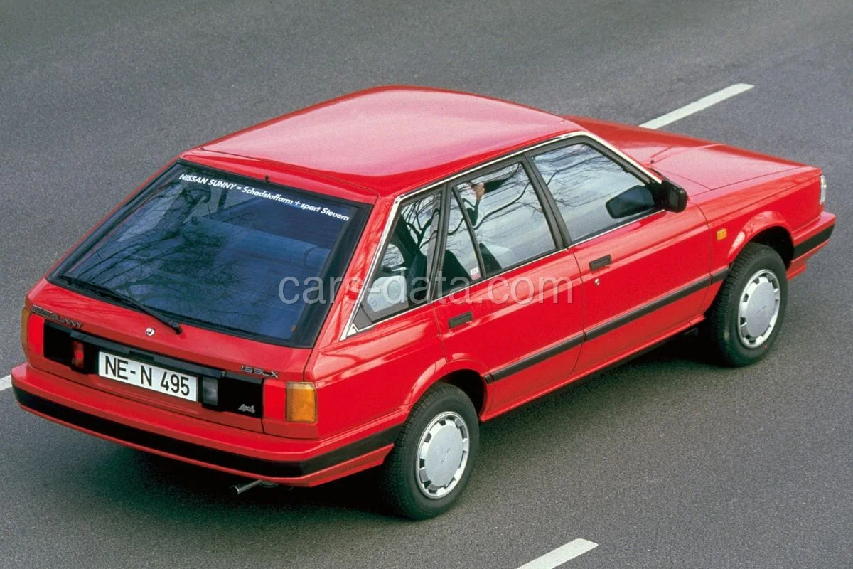 Nissan Sunny Florida 1.6 SL 1989 front view