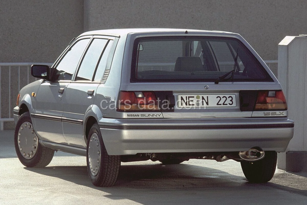 Nissan Sunny 1.4 LX 1989 front view
