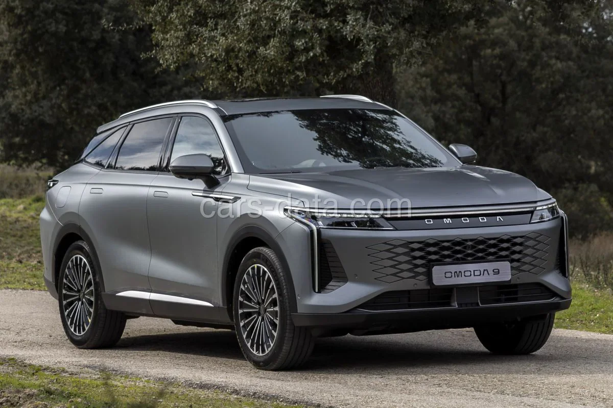 Omoda 9 SHS Premium 2025 front view