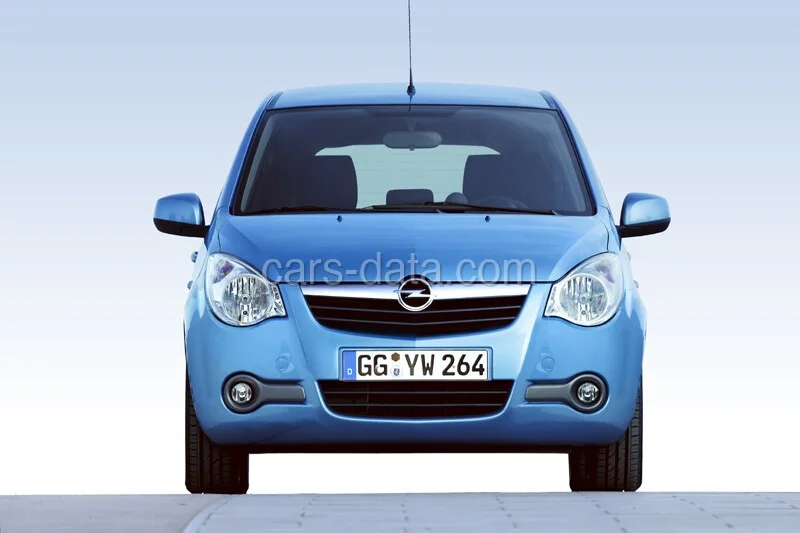 Opel Agila 1.0 Selection 2011 front view
