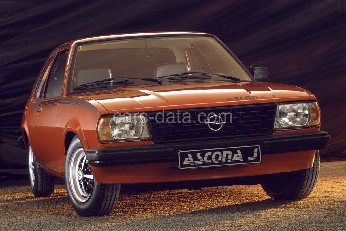 Opel Ascona 2.0 E 1980 front view