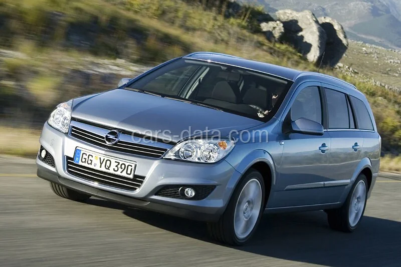 Opel Astra Estate 1.4 Temptation 2007 front view