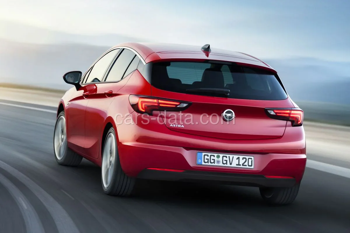 Opel Astra 1.0 Turbo Selection 2015 front view
