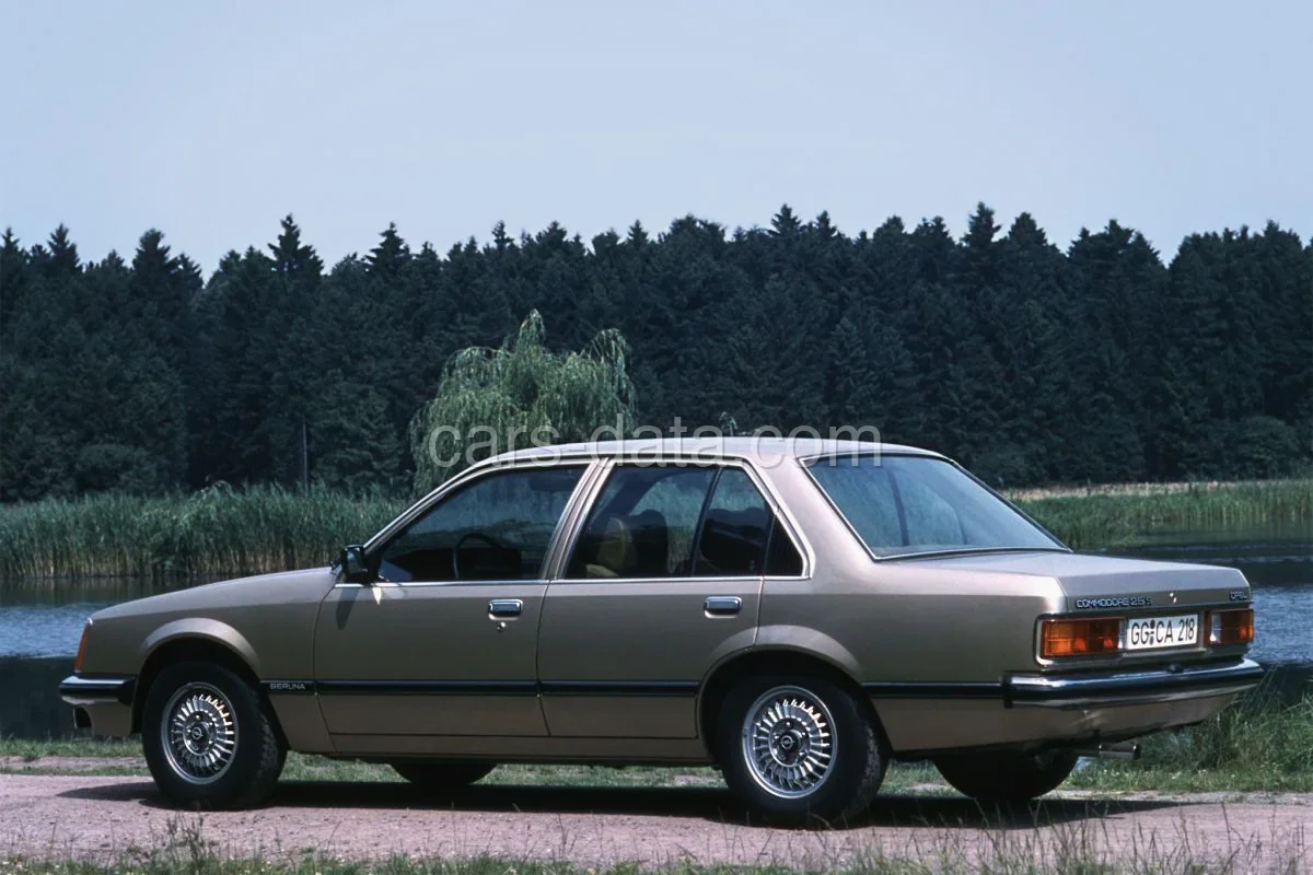 Opel Commodore 2.5 S De Luxe 1979 front view