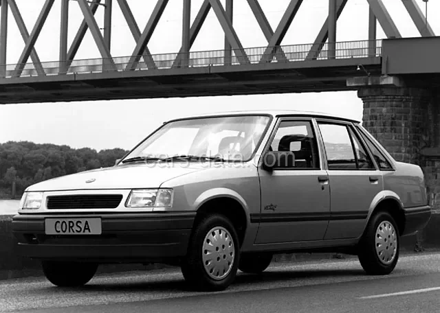 Opel Corsa 1.2i GL 1990 front view