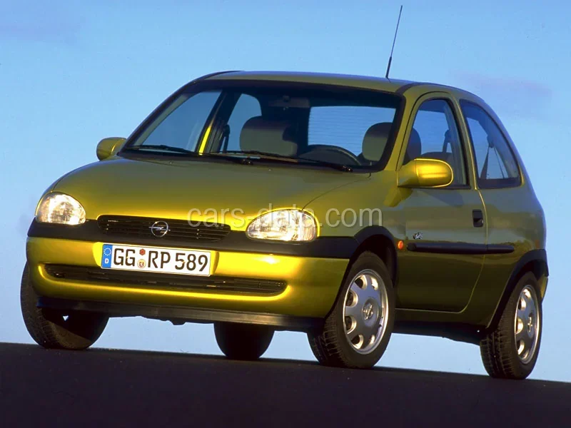 Opel Corsa 1.7 D Eco 1997 front view