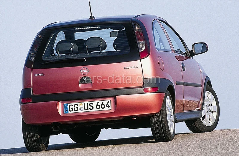 Opel Corsa 1.2-16V Elegance 2000 front view