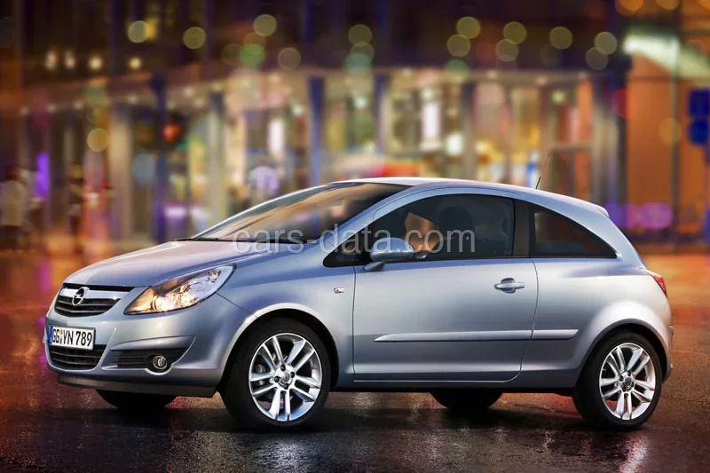 Opel Corsa 1.0-12V Selection 2009 front view