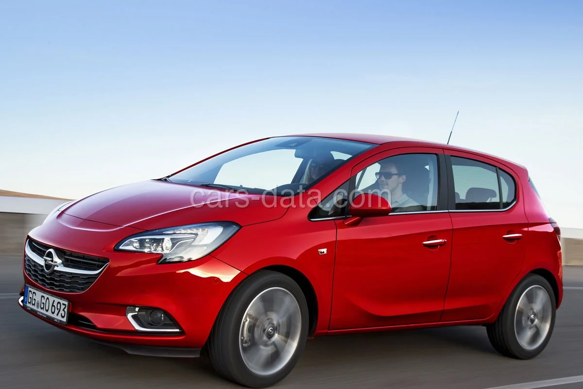 Opel Corsa 1.4 Cosmo 2014 front view