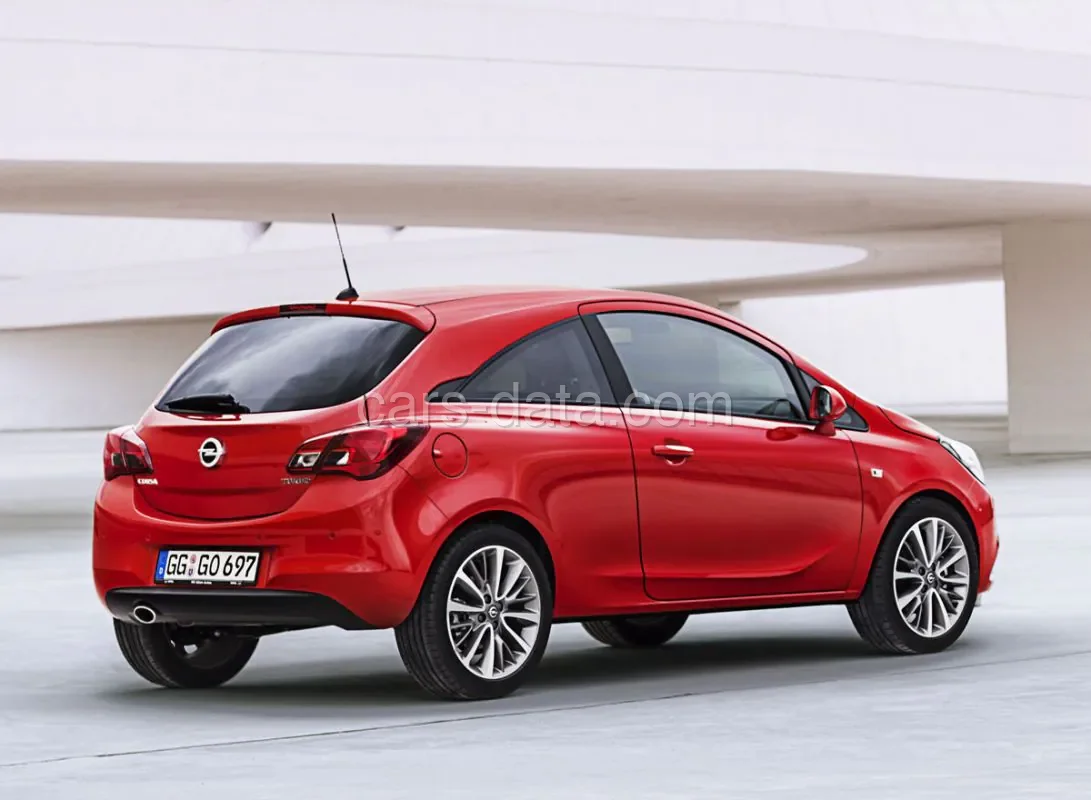 Opel Corsa 1.0 Turbo 90hp Selection 2014 front view