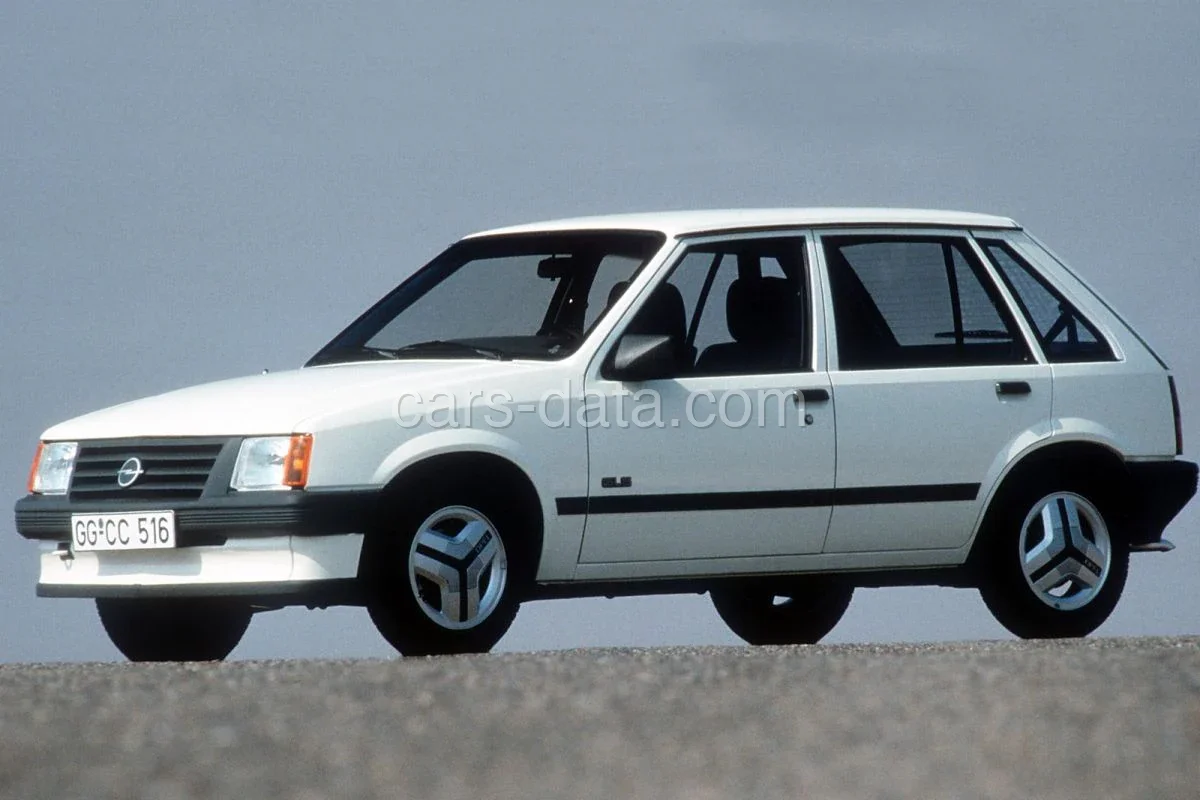 Opel Corsa 1.2 S LS 1985 front view