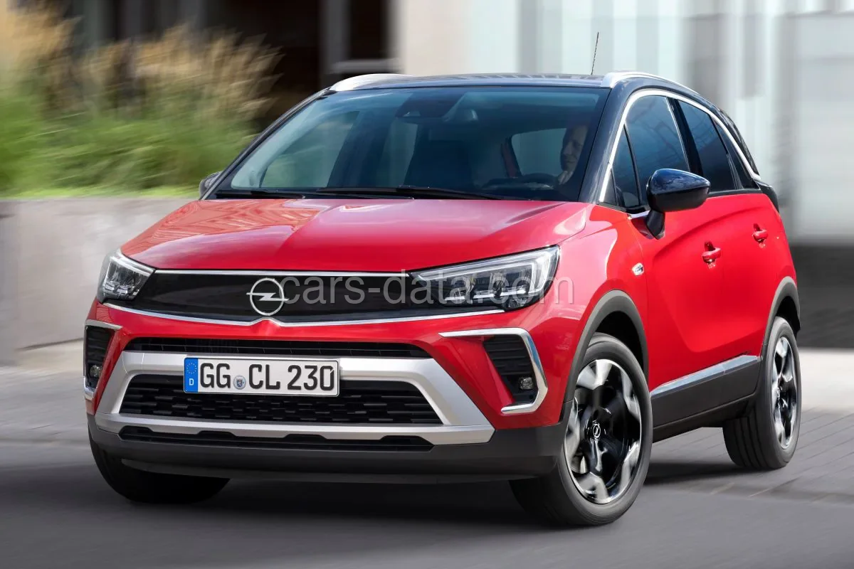 Opel Crossland 1.2 Edition 2020 front view