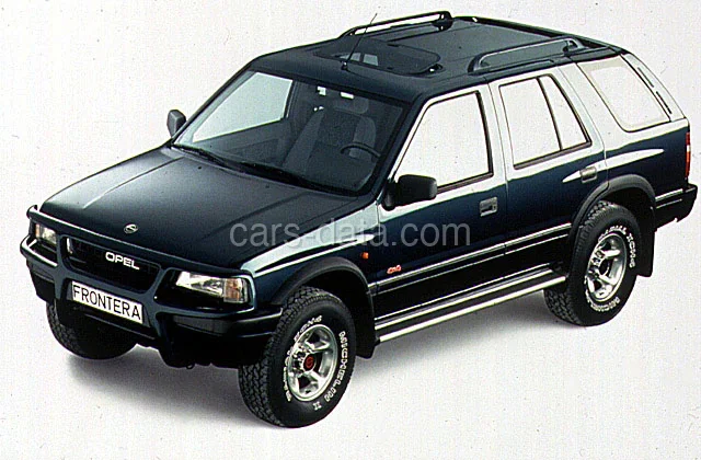 Opel Frontera Wagon 2.3 TD GL 1993 front view