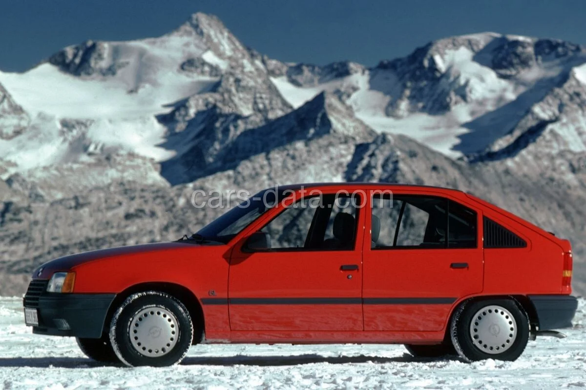 Opel Kadett 1.2 S LS 1984 front view