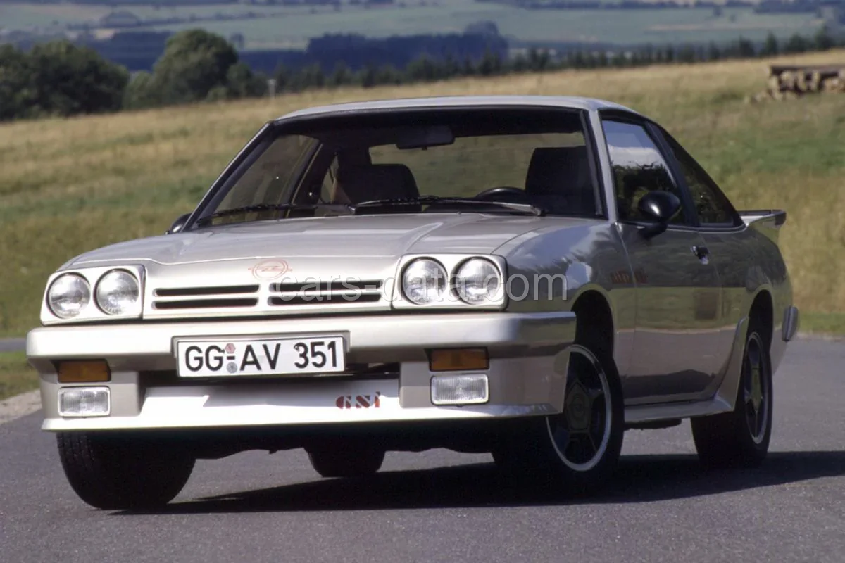 Opel Manta 2.0 E Berlinetta 1982 front view