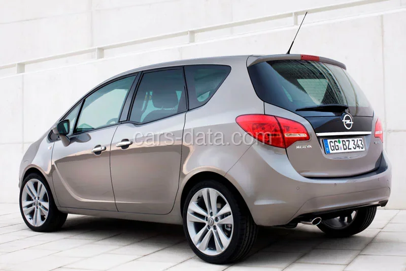 Opel Meriva 1.4 Cosmo 2010 front view