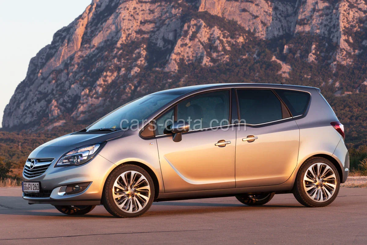 Opel Meriva 1.4 ecoFLEX Blitz 2016 front view