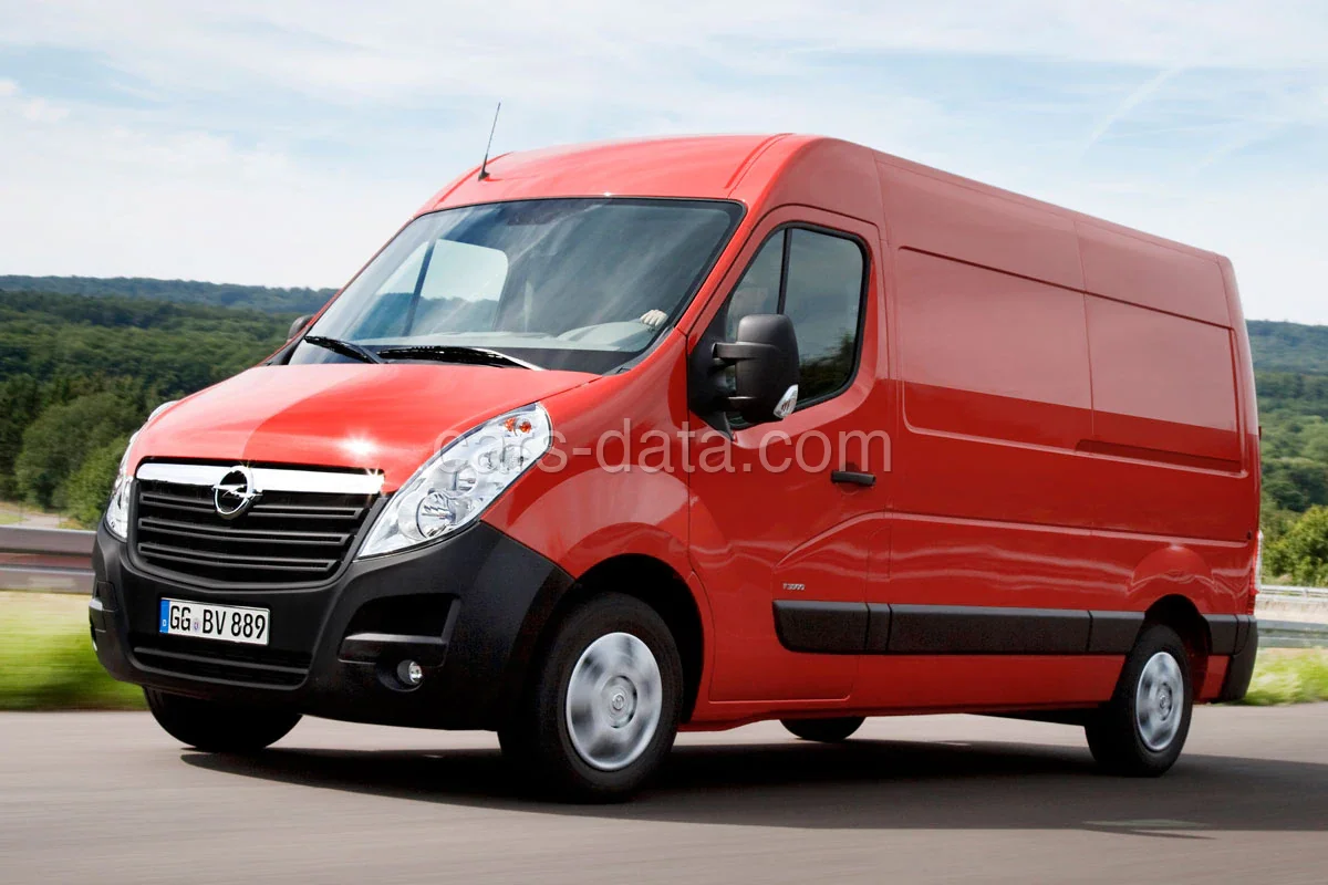Opel Movano L1H1 3500 2.3 CDTi 146 2011 front view